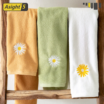 Asight small daisy towel 503Pro pure cotton face wash female cute trend creative student ins shake sound