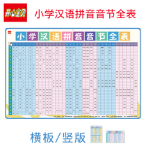 Happy baby Primary School students first grade Chinese Pinyin syllables full table Big wall chart Enlightenment preschool children learning