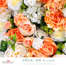 Simulation flower wall Background wall Simulation plant wall Wedding hotel photography door wall Window decoration