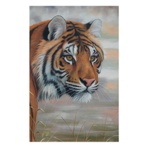 Su Zhang Peak < Tiger Tiger Raw Wei > Realistic Boutique Oil Painting