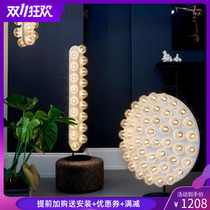 Modern designer LED showroom model room decoration fashion creative decoration villa living room floor lamp