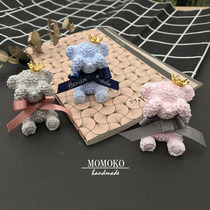 MOMOKO Incense Plaster Custom Teddy Bear Small Bear Vehicle Air Outlet Clip Perfume Wedding Companion Gift