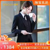 DEECAN high-end female president professional suit female 2021 new professional manager business dress small suit autumn
