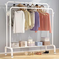  Special cloakroom wardrobe all-iron simple hanger iron frame functional combination floor multi-function assembly one-piece clothing and hats