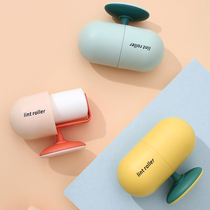 Japan-style Mucous Hair Instrumental Drum Removable replacement paper Brushed Sticky Dust Paper Roll Brush Felt Home Clothes Sticky hair theorizer