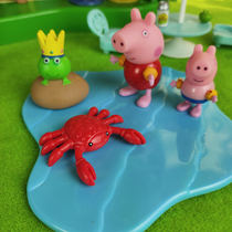 (Outdoor play accessories) seesaw dinosaur slide small tree frog swimming pool house accessories