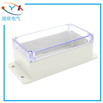 158*90*60 transparent waterproof junction box with ears outdoor industrial control box power distribution box IP66