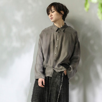 Hemp Colorless Original Design Charcoal Grey Bronze Ammonia Silk Collared Black Lox Shirt Woman Design Sensation Small Crowdspring Clothing 2020
