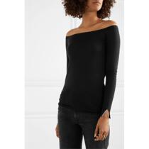 Classic item] Stella McCartney womens black slim-fit base sweater sweater NET-A-PORTER
