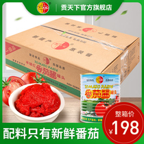 Hemisphere Red Xinjiang Tomato Sauce canned 850gx 12 cans commercially peeled tomato sauce without additives