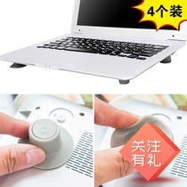 Laptop bottom heat dissipation pad holder protective foot pad portable radiator ball non-slip cushion foot cushion metal