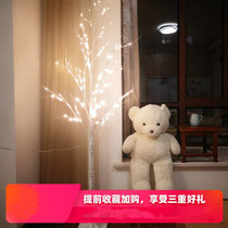 Douyin simulation Birch lamp glowing decoration anchor live room background ins girl heart Net red room layout