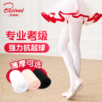 Childrens dance socks Bottoms Pants Girl summer thin with foot stockings Even pants Sox stockings white underpants Sox women