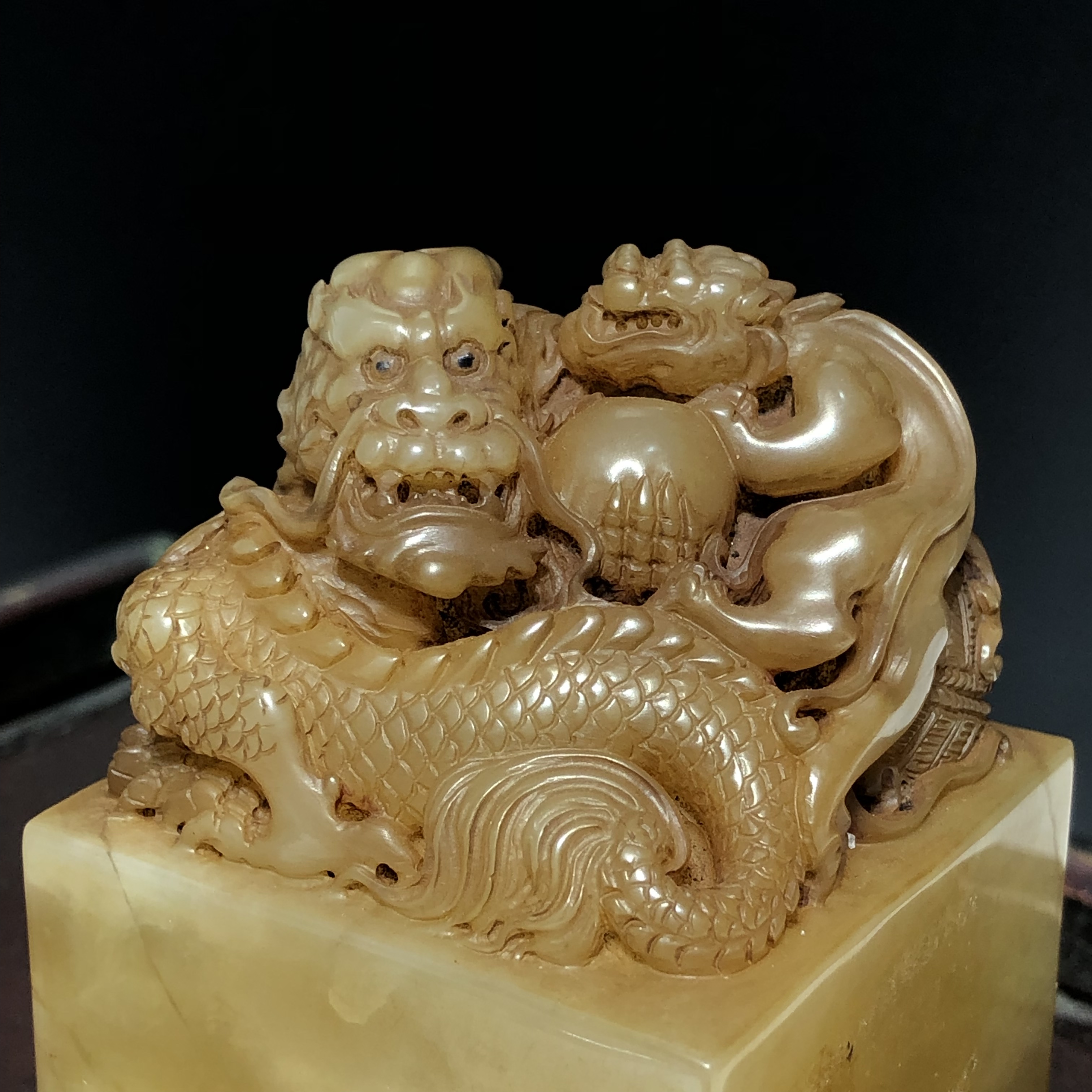 Boutique Sushiyada Yellowstone Seal Roll Roll Old Ancient Button Chapter Golden Stone