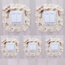 Switch frame set Decorative wall stickers Anti-dirty cover ugly panel decorative stickers block decorative frame protective cover Light luxury socket
