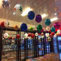 Christmas decorations Hanging ball Bright glitter large ball Holiday decoration Ceiling ceiling pendant decoration supplies