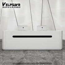 Creative Arc Company Baking Paint Front Desk Reception Desk Hotel Welcome Desk Beauty Salon Bar White Shop Cash Register