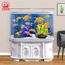 Fish tank aquarium medium-sized 1 2 m living room fish tank household water-free ecological glass landscaping small goldfish tank