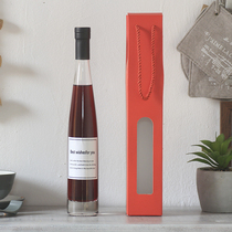 375 500ml packaging custom paper bottle box household red wine bottle high - end wine bottle glass bottle glass
