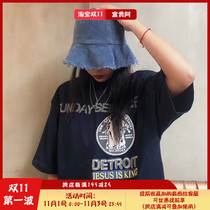 CPFM KANYE WEST KANYE album limited JESUS IS KING half high collar FOG high street short sleeve t-shirt