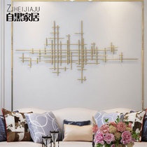 Post-modern light luxury living room wall decoration bedroom creative wrought iron wall decoration pendant restaurant wall decoration