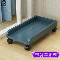 Studio pulley box trailer pad high-discharge speaker skateboard universal wheel desktop computer host Shelf shelf