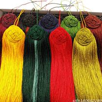 Money tassel tassel DIY jewelry accessories tassel hanging ear gold thread tassel material ice silk tassel flat tassel