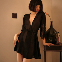 Sexy Eroy Lingerie to tease my husband Divine Instrumental Opening Up Passion Suit Slumber Sleeping Clothes Bed Pyjamas