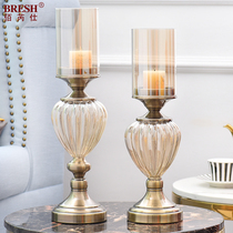 Modern minimalist light and luxurious home candlesticks Living room Xuanguan Restaurant Dining Table Hem VILLA SOFT ADORNMENT-LIKE ROOM