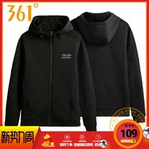 361 Degree Mens 2020 Spring New hooded cardigan 361 fashion casual sports coat mens clothes