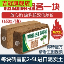 Coconut Bran Nutrient soil Organic soil for planting vegetables succulent plants flower peat Clay coconut brick 2020