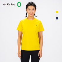 AnKoRau Official Women's All Match Wrinkle Resistant 100pcs Cotton Polished Short Sleeve T-Shirt A0201TS01