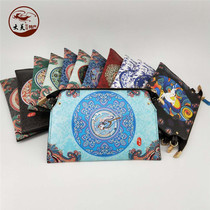Dunhuang Mural Remembrance Wallet Mogao Grottoes Flying Sky Slanted Satchel Handbag Hand Grab Card Bungart Tourist Memorial Gift