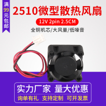 3D printer diy accessories 2510 tiny cooling fan 12V DC 2pin 2 5CM 25x25x10