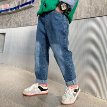 Boy jeans 2022 Spring and Autumn new model for the big boys pants and boys fashion boys pants