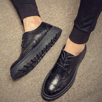 Mens shoes summer 2019 new Bullock carved mens Korean version of the trend wild British casual breathable tide shoes men