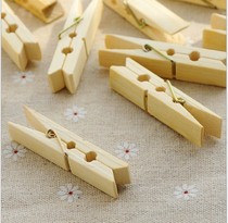 Bamboo clothes household quilt clips socks clothes racks clothes drying clips underwear solid wood greenhouses