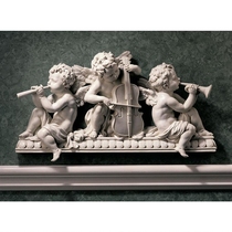 New York Lower City Park imported Triumph Angel three-dimensional relief lintel decorative wall decoration