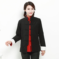Tang suit female retro Chinese style womens cotton womens coat Chinese clothing National style womens new Hanfu women