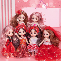 Family doll set Gift box Birthday gift 7 girls 4 girls 8 Children toys 3-5 years old 9 Princess dream 2
