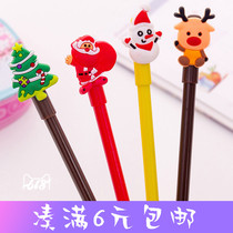 Cute cartoon Christmas series gel pen creative hipster student office signature pen Christmas