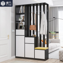 Entrance cabinet Shoe cabinet One simple modern living room partition cabinet Light luxury wind into the home screen decoration Wine cabinet Room cabinet