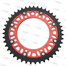 KLR650 87-14 43 teeth front and rear chain tooth sprocket chain disc tooth disc tooth size fly