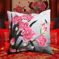 2021 new embroidery handmade car car interior car with car cross stitch pillow a couple pillowcase themselves