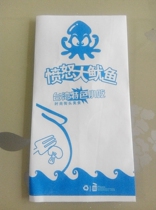 Watem Packaging Customized to make anti-oil paper bags Taiwan Snacks Angry Big Squid Bags 100