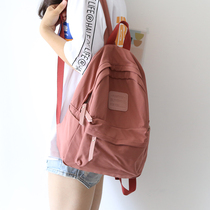 Ancient sense of light fashion shoulder bag female 2020 new school bag female Korean version of high school backpack female shoulder college student