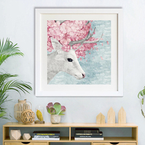 2018 New orb cross stitch Elk restaurant porch 5d Diamond painting full of diamond embroidered living room simple hipster