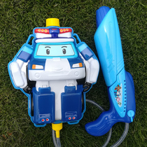 Water Tank Water Gun Kindergarten Water Gun Battle Equipment Childrens Water Guns Long Pole Toy Kids Large Capacity High Pressure TONIC