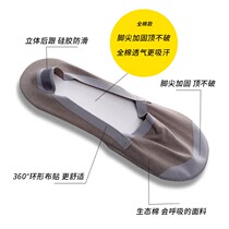 Boat Socks Lady Silicone Anti Slip Ice Silk Summer Thin foot Smell Sweat cotton full invisible light mouth Chains socks Short socks