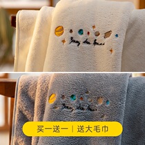 Bath towel female summer male Cotton Bath home couple large water absorption quick drying not easy to lose hair can wear can be wrapped large towel